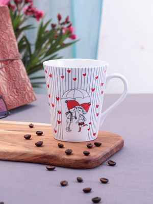 CLAY CRAFT MM1-ZING-372 Ceramic Coffee Mug(380 ml)