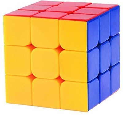 TamBoora 3X3X3 SPEED CUBE HIGH STAYBILITY STICKER LESS SMOOTH SWING FOR FASTER MOVEMENT (1 Pieces)(1 Pieces)