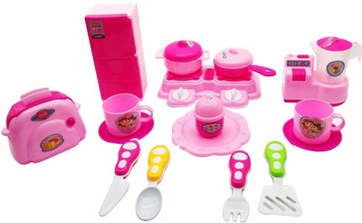 Galactic little chef's cookware pretend play kitchen set learning toy with accessories for kids