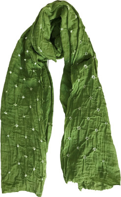 KRISH Cotton Blend Self Design Women Dupatta