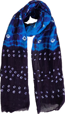 KRISH Cotton Blend Self Design Women Dupatta