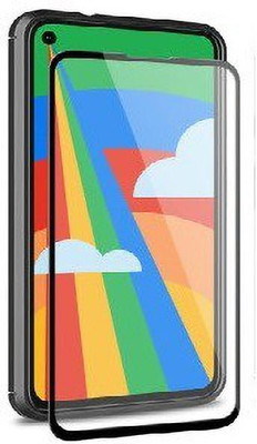 MOBIGENIX Edge To Edge Tempered Glass for GOOGL PIXEL 5(Pack of 1)