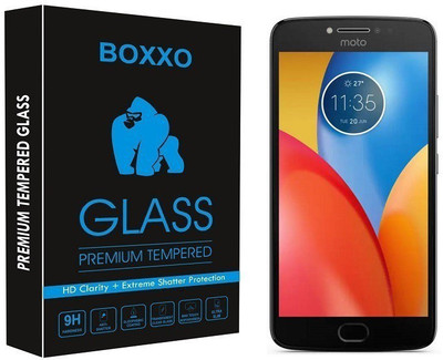 Boxxo Tempered Glass Guard for Motorola Moto E4 Plus(Pack of 1)