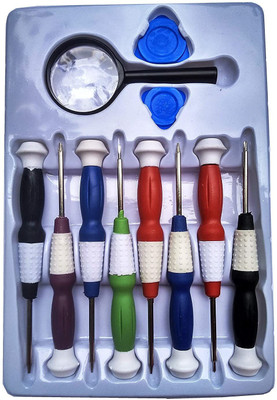 IKIS 11 in 1 Mobile Repair Kit with magnifier Precision Screwdriver Set(Pack of 11)