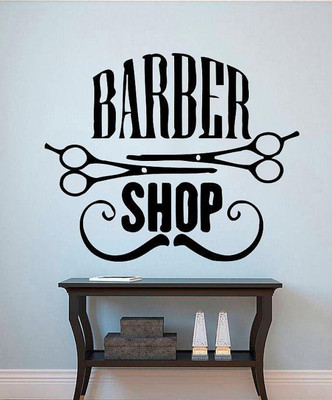amzinghub 60 cm a...bigbarber Self Adhesive Sticker(Pack of 1)