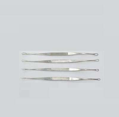 Forgesy Uterine Curette Double ended Set (PACK OF 4 PCS.) Utility Forceps