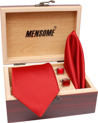 MENSOME Solid Tie(Pack of 3)