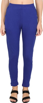 Accurate Fashion Regular Fit Women Blue Trousers