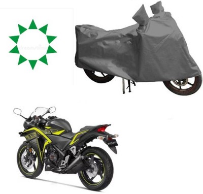 MMSSTAR Waterproof Two Wheeler Cover for Honda(CBR 250R, Grey)