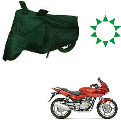 RPSENTTERPR Waterproof Two Wheeler Cover for Bajaj(Pulsar 220 DTS-i, Green)