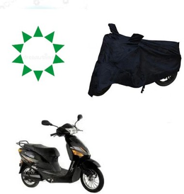 HYBRIDS COLLECTION Waterproof Two Wheeler Cover for Hero(Electric Zippy, Black)