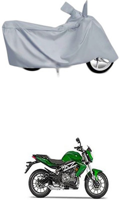 Utkarsh Two Wheeler Cover for DSK Benelli(Silver)