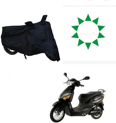 Amozkart Waterproof Two Wheeler Cover for Hero(Electric Zippy, Black)