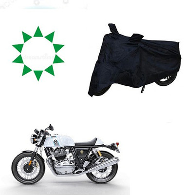 Atulit enterprises Waterproof Two Wheeler Cover for Royal Enfield(Continental GT, Black)