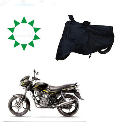 Matchup Two Wheeler Cover for Bajaj(Discover 100 DTS-i, Black)