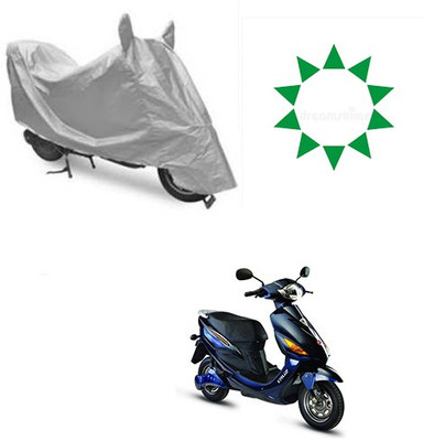Atulit enterprises Waterproof Two Wheeler Cover for Hero(Electric Cruz, Silver)