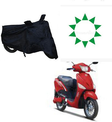 Atulit enterprises Waterproof Two Wheeler Cover for Hero(E Scoot, Black)