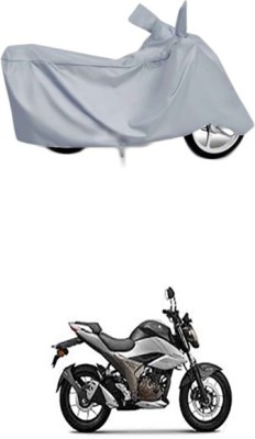 Utkarsh Two Wheeler Cover for Suzuki(Silver)