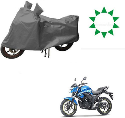 HYBRIDS COLLECTION Waterproof Two Wheeler Cover for Suzuki(Gixxer, Grey)