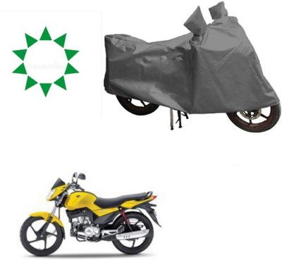 HYBRIDS COLLECTION Waterproof Two Wheeler Cover for Mahindra(Stallio, Grey)