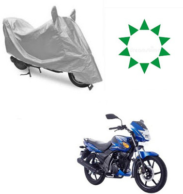 RPSENTTERPR Waterproof Two Wheeler Cover for TVS(Flame SR125, Silver)