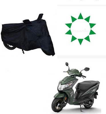 HYBRIDS COLLECTION Waterproof Two Wheeler Cover for Honda(Dio, Black)