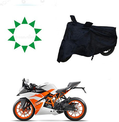 Mdstar Waterproof Two Wheeler Cover for KTM(Duke 200, Black)