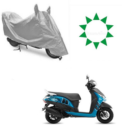 Atulit enterprises Waterproof Two Wheeler Cover for Yamaha(Alpha, Silver)