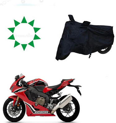KPIND Waterproof Two Wheeler Cover for Honda(CBR 1000RR, Black)