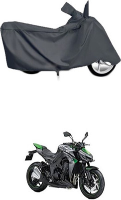Utkarsh Two Wheeler Cover for Kawasaki(Grey)