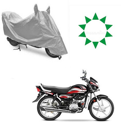 Atulit enterprises Waterproof Two Wheeler Cover for Hero(CD deluxe, Silver)