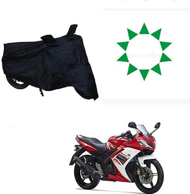 HYBRIDS COLLECTION Waterproof Two Wheeler Cover for Yamaha(R15 s, Black)