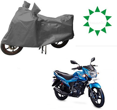 HYBRIDS COLLECTION Waterproof Two Wheeler Cover for TVS(Victor New, Grey)