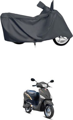 Wild Panther Two Wheeler Cover for Hero(Electric Optima, Grey)