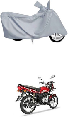Utkarsh Two Wheeler Cover for Bajaj(Platina, Silver)