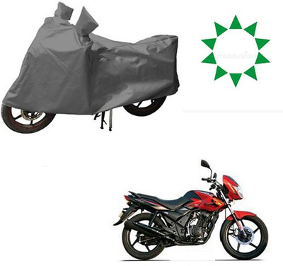 HYBRIDS COLLECTION Waterproof Two Wheeler Cover for TVS(Flame DS 125, Grey)