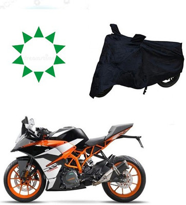 Atulit enterprises Waterproof Two Wheeler Cover for KTM(RD 350, Black)