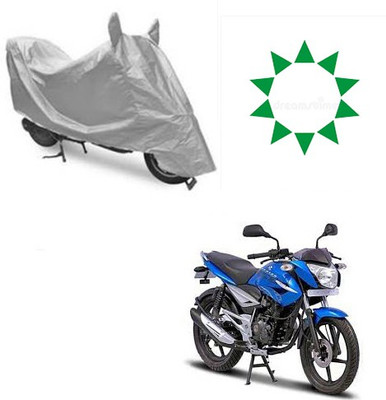 RPSENTTERPR Waterproof Two Wheeler Cover for Bajaj(XCD 125cc, Silver)