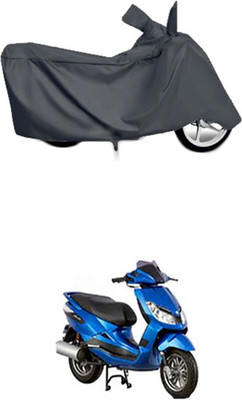 Utkarsh Two Wheeler Cover for Bajaj(Sunny, Grey)
