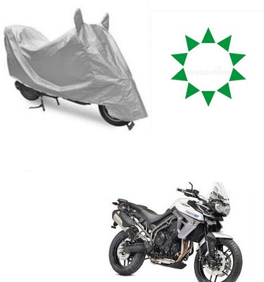 Atulit enterprises Waterproof Two Wheeler Cover for Triumph(Tiger 800 XR, Silver)