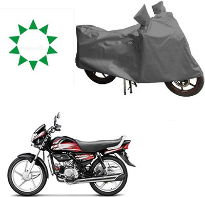 HYBRIDS COLLECTION Waterproof Two Wheeler Cover for Hero(HF Deluxe, Grey)