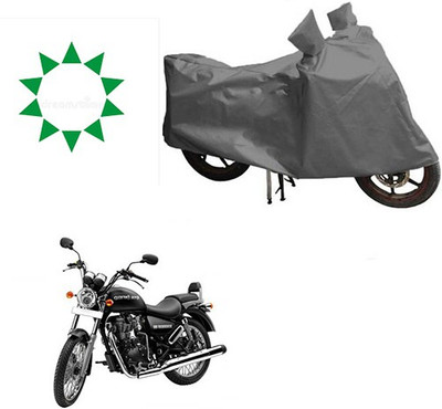 Atulit enterprises Waterproof Two Wheeler Cover for Royal Enfield(Thunderbird 350, Grey)