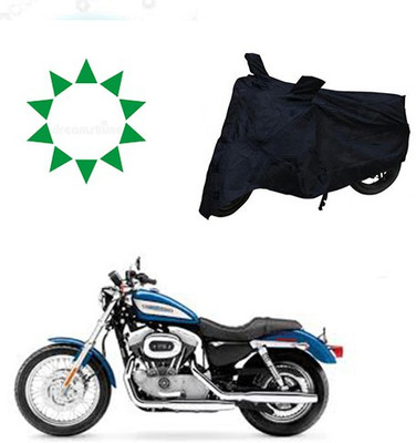 HYBRIDS COLLECTION Waterproof Two Wheeler Cover for Harley Davidson(XL 883, Black)