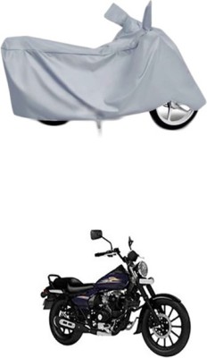 Wild Panther Two Wheeler Cover for Bajaj(Avenger 150 Street, Silver)