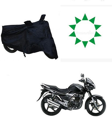 HYBRIDS COLLECTION Waterproof Two Wheeler Cover for Suzuki(GS 150R, Black)