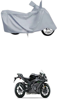Utkarsh Two Wheeler Cover for Kawasaki(Silver)