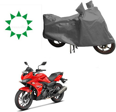 HYBRIDS COLLECTION Waterproof Two Wheeler Cover for Hero(Xtreme, Grey)