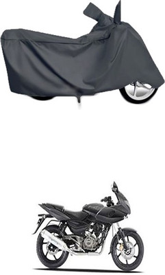 Wild Panther Two Wheeler Cover for Bajaj(Pulsar 220 DTS-i, Grey)