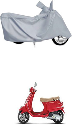 Utkarsh Two Wheeler Cover for Universal For Bike(Vespa LX, Silver)
