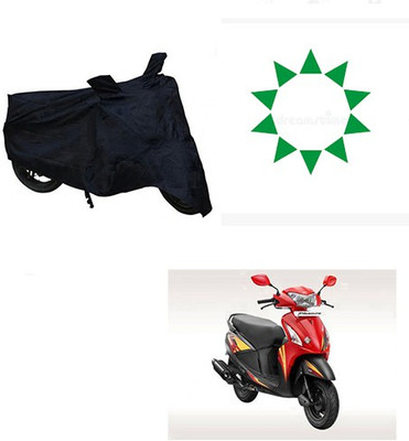 HYBRIDS COLLECTION Two Wheeler Cover for Hero(Pleasure, Black)
